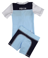 Boy UV Sun Protection Surf Combo Swim Set UPF 50+, FEDJOA Top T shirt MARINO