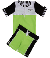 Boy UV Sun Protection Surf Combo Swim Set UPF 50+, FEDJOA Top T shirt  shorts JUNGLE