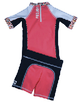 Girl UV Sun Protection Surf Combo Swim Set UPF 50+, FEDJOA Top T shirt  Shorts BODY STYLE GIRL 