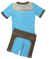 Boy UV Sun Protection Surf Combo Swim Set UPF 50+, FEDJOA Top T shirt Shorts ALOHA 