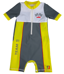 Boy All-in-one UV Protection sunsuit UPF50+ Sand resistant  TEAM ONE 